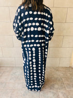 Polka All The Way Crepe Kimono